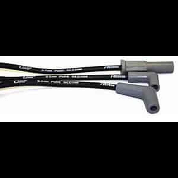 Universal 8.5mm FireWire Plug Wires 8 Cylinder 135° Boot Black