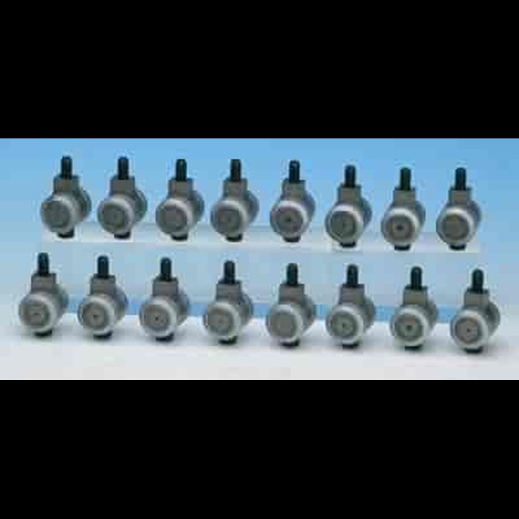 Needle bearing rocker arm fulcrum conversion kit set/16