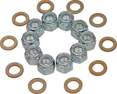 9" 3RD Member Nuts and Washers Set of 10
