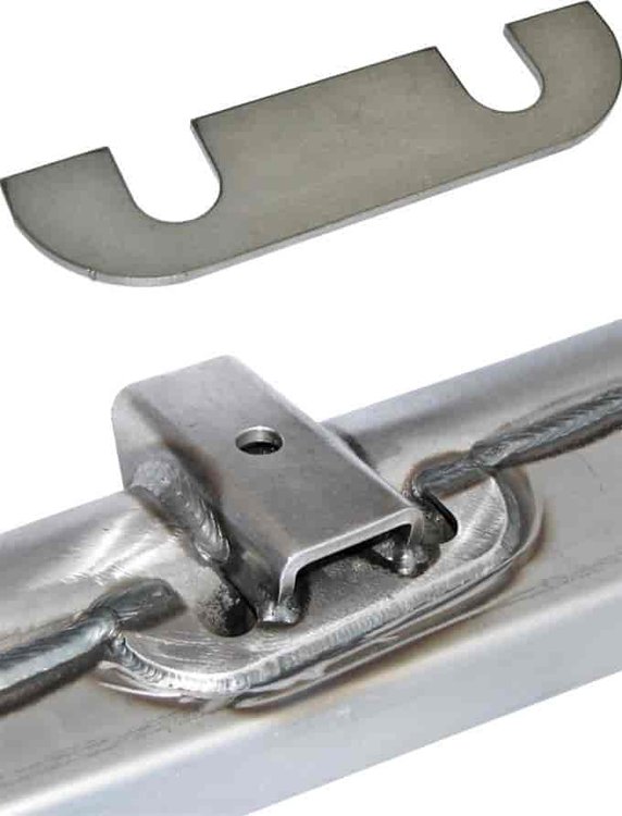 PLATE U BOLT BACK BRACED