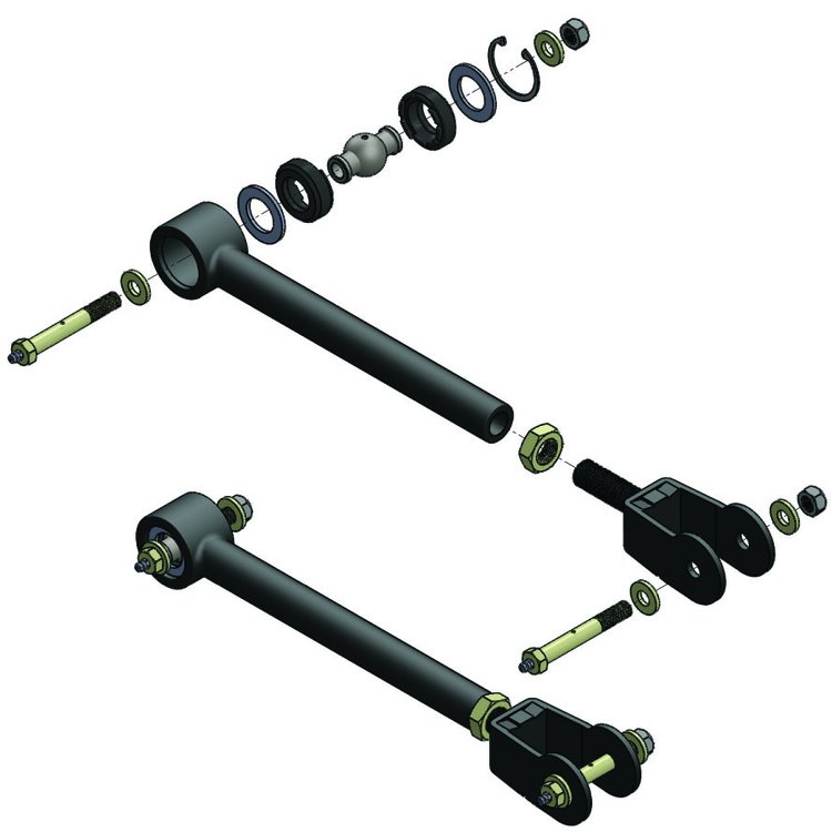 Front Upper Control Arm Set for 1997-2006 Jeep TJ Wrangler