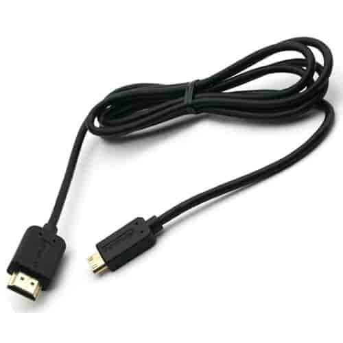 1080 HDMI to Mini-HDMI Cable Connects Camera Directly to a Display Device