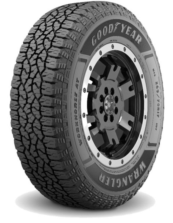 481120855 Wrangler Workhorse AT Tire, LT245/70R17 [Blackwall]