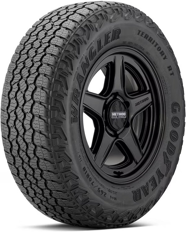 723208933 Wrangler Territory RT Tire, LT285/70R17 [Blackwall]