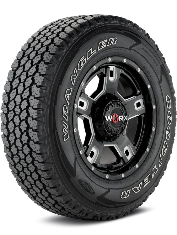 758065571 Wrangler All-Terrain Adventure Tire, 275/55R20 [Outline White Letter]