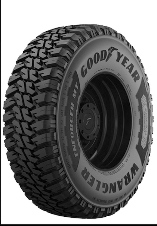 779026859 Wrangler Enforcer MT Tire, 37X12.50R16.5LT [Blackwall]
