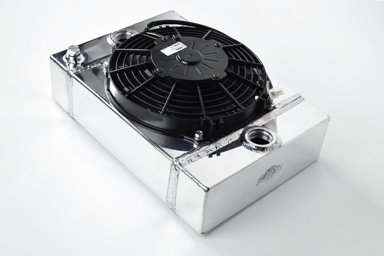 The KING Cooler - Ultimate Drag Race Radiator w/ SPAL Fan & Mounting Kit