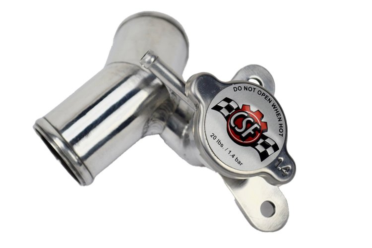 All-Aluminum Radiator Filler Neck, FR-S/BRZ/86/GR86, w/1.4 bar High-Pressure Radiator Cap
