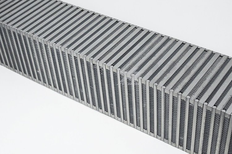 High-Performance Bar & Plate Intercooler Core, 27" x 6" x 6", Vertical Flow, Universal Core