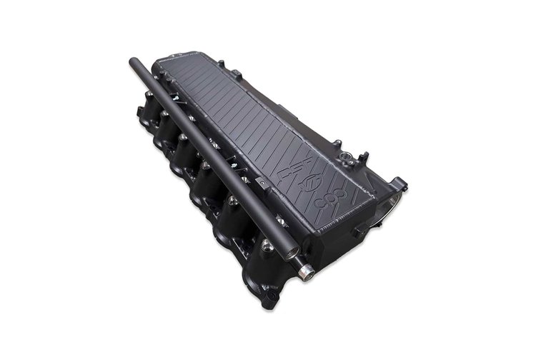 A90 Supra/BMW B58 Charge-Air Cooler Manifold, Thermal Dispersion Black