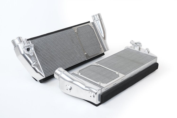 Ferrari 488/Pista/F8 Twin Intercooler Set, Raw Billet