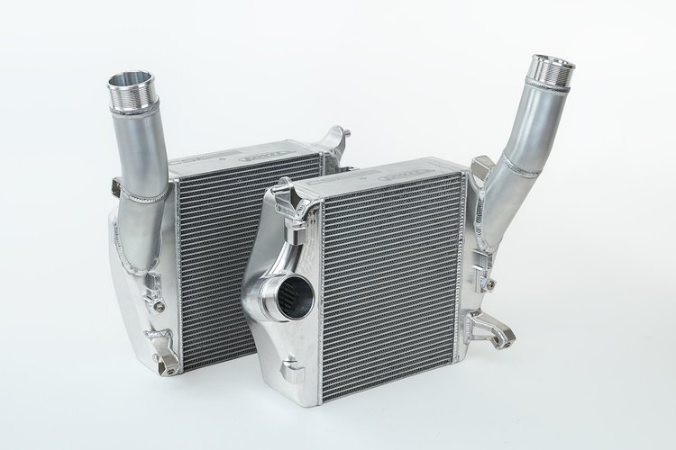 Lamborghini Urus/Audi RS Q8 Twin Intercooler Set, Raw Billet