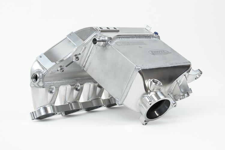 BMW S58 "Level-Up" Charge-Air Cooler Manifold, Raw Billet