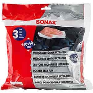 Ultrafine Microfiber Cloths Silk edging reduces etching