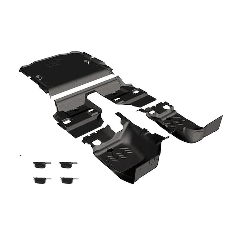 B1009715-BLK1-AA Replacement Flooring System for 2011-2018 Jeep Wrangler JK 2DR [Mesa Smoke]