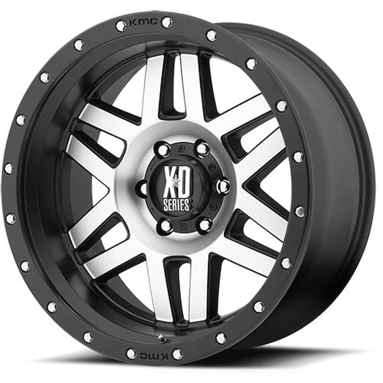XD128 Series Machete Wheel Size: 20" x 9"