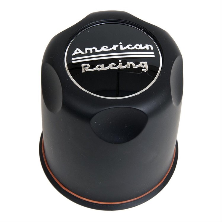 1327000SB Center Cap 3.270" Diameter [Black Push-Thru]