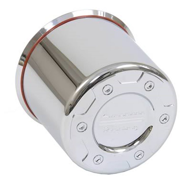 AR CAP CHROME PUSH THRU