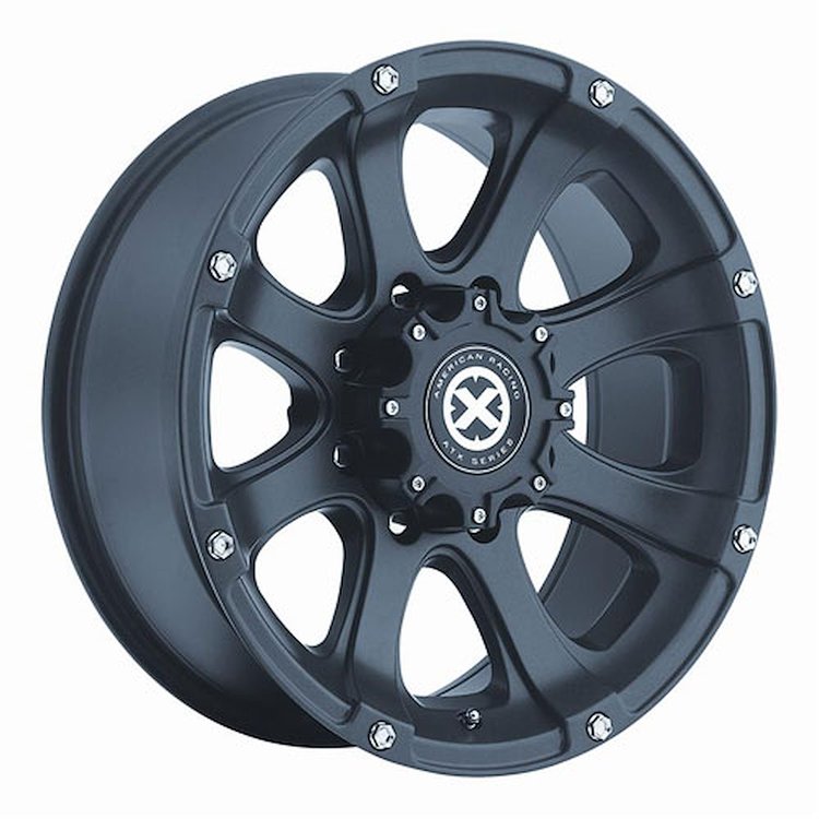 Artillery Series 188 PTFE-Coated Black Wheels Size: 16" x 8"