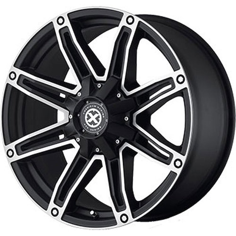 AR ATX SATN/BK MCD AX193 17x8.5 8x6.5 18