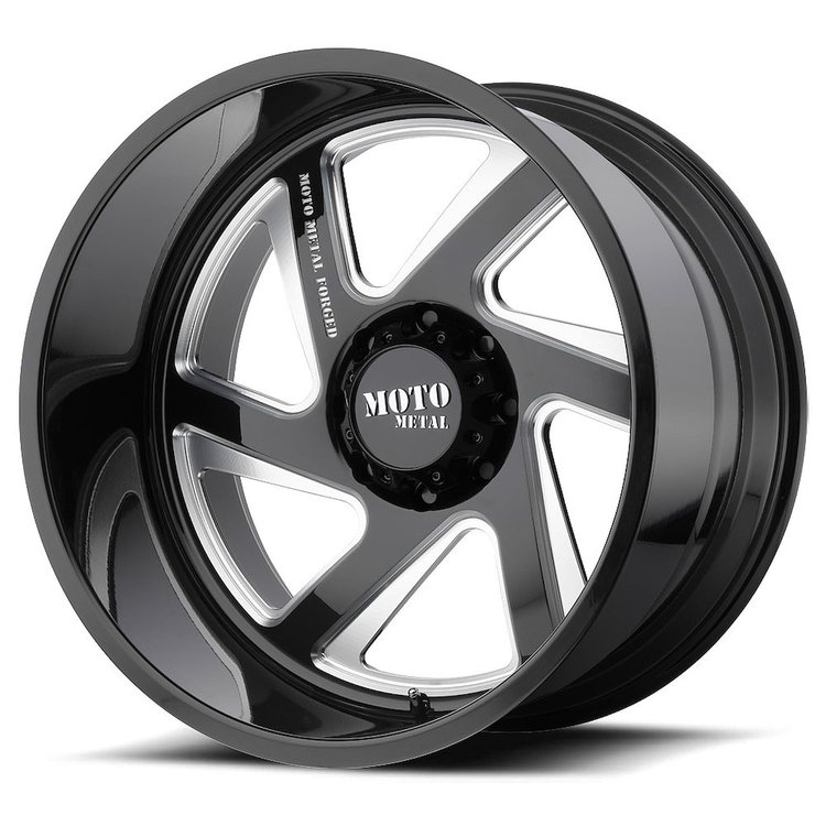 MO400 Series Gloss Black Left Wheel Size: 20'' x 10''