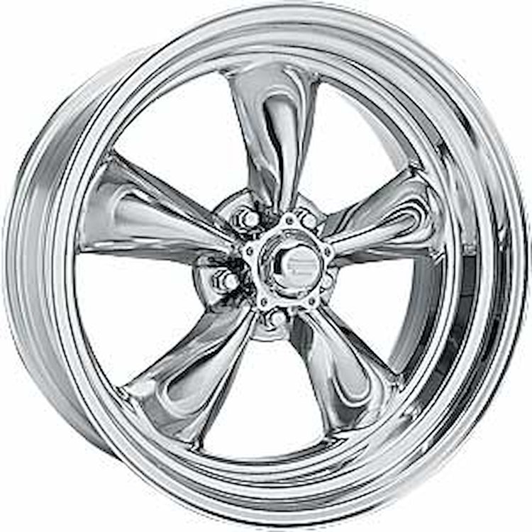 Torq-Thrust II 515 Series Wheel Size: 15" x 6" Bolt Circle: 5 x 4-3/4" Rear Spacing: 3-3/8"