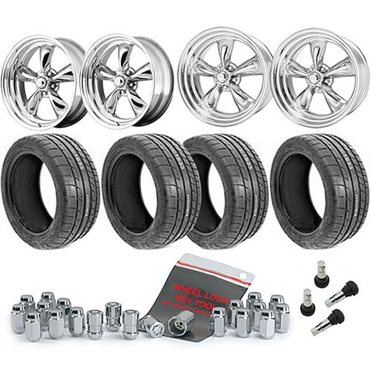 VN515 Series Torq Thrust II Wheel Kit 1967-79 A/F-Body Cars Includes: