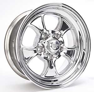 Polished Hopster Wheel Size: 16 x 7" Bolt Circle: 5 x 4-3/4" Rear Spacing: 4"