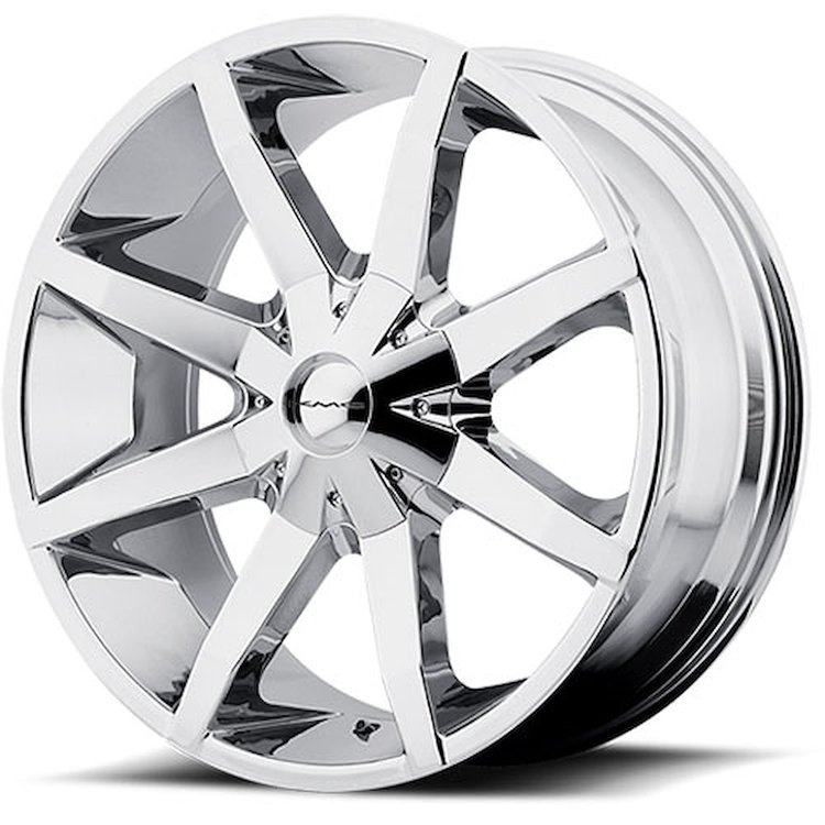 KMC Slide Series 651 Chrome Wheel Size: 20" x 8-1/2"