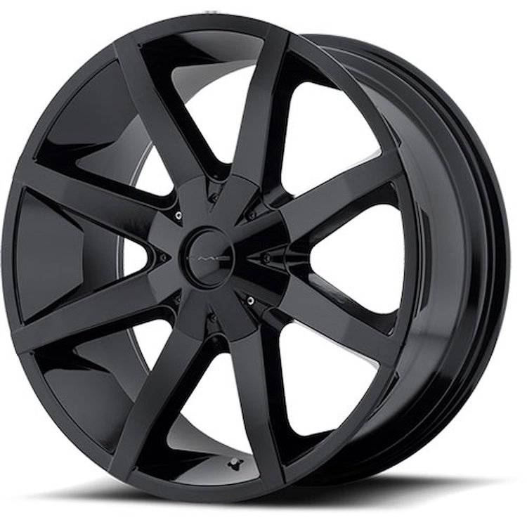 KMC Slide Series 651 Black Wheel Size: 20" x 8-1/2"