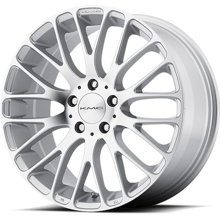 KMC Maze Series Silver Finish Wheel