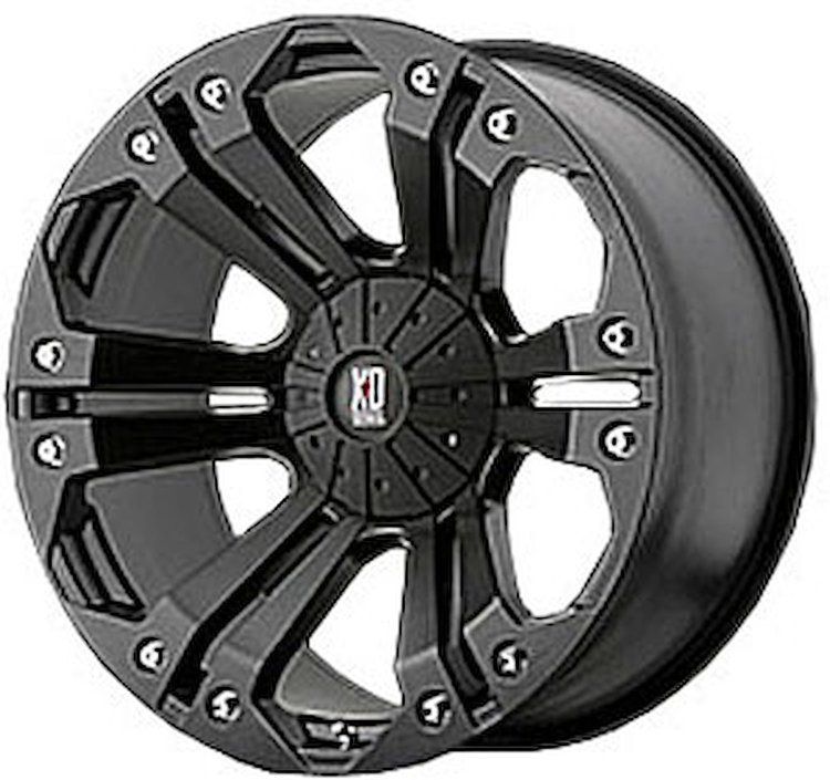 Monster Series XD778 Black Wheel Size: 20" x 9"