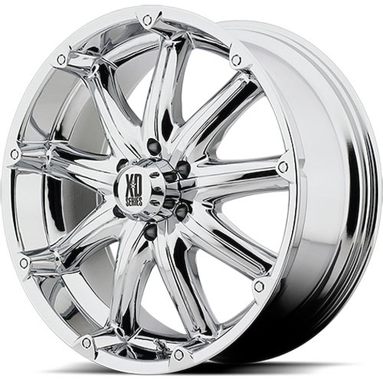 Badlands Series XD779 Chrome Wheel Size: 20" x 9"