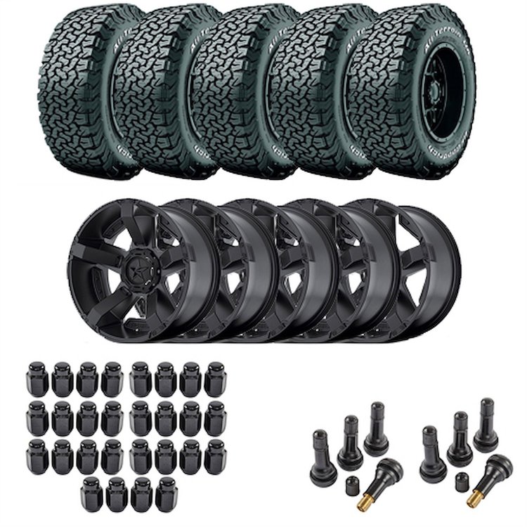 Wheel and Tire Kit for 1987-2006 Jeep Wrangler/1984-2001 Jeep Cherokee