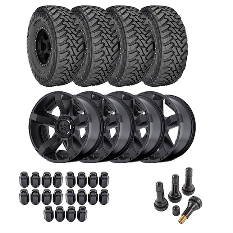 Wheel and Tire Kit for 1987-2006 Jeep Wrangler/1984-2001 Jeep Cherokee