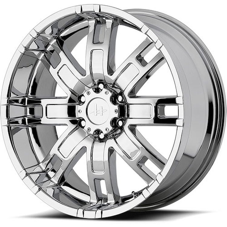 Helo Series 835 Chrome Wheel Size: 20" x 9"