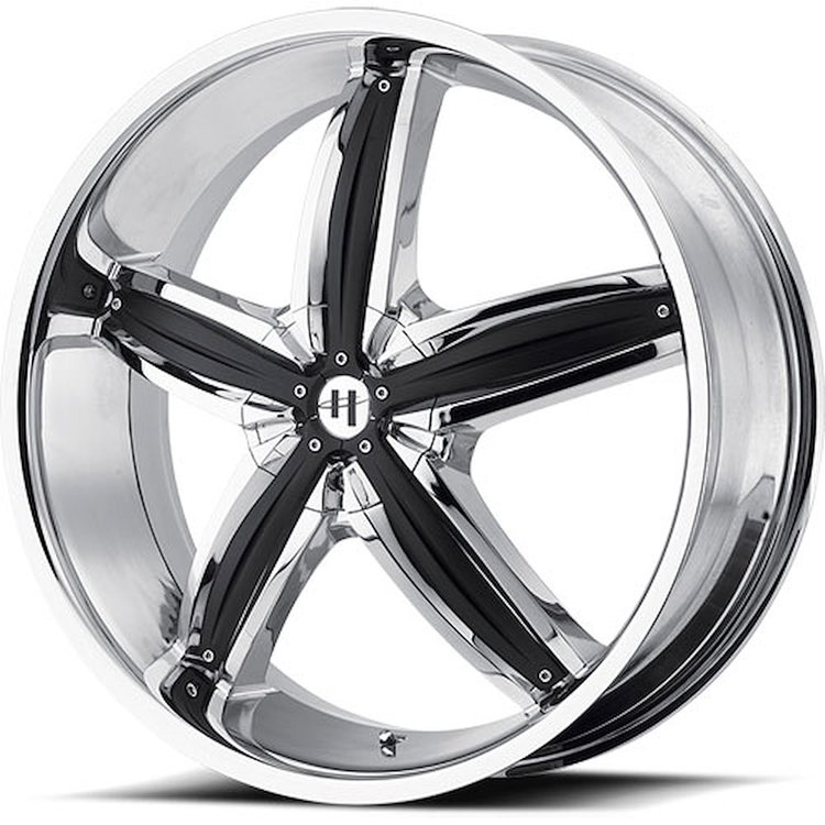 Helo Series 844 Chrome Wheel Size: 20" x 8"