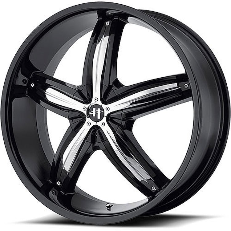 Helo Series 844 Black Wheel Size: 20" x 8"