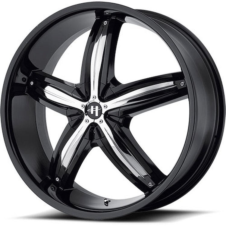 Helo Series 844 Black Wheel Size: 18" x 8"