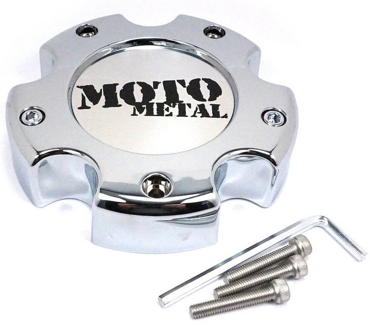MOTO CAP CHROME 5X5.5 - N