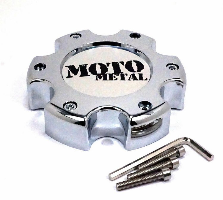 MOTO CAP CHROME 6X5.5 - N