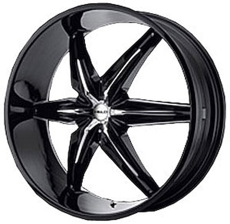 Helo Series 866 Black Wheel Size: 22" x 9-1/2"
