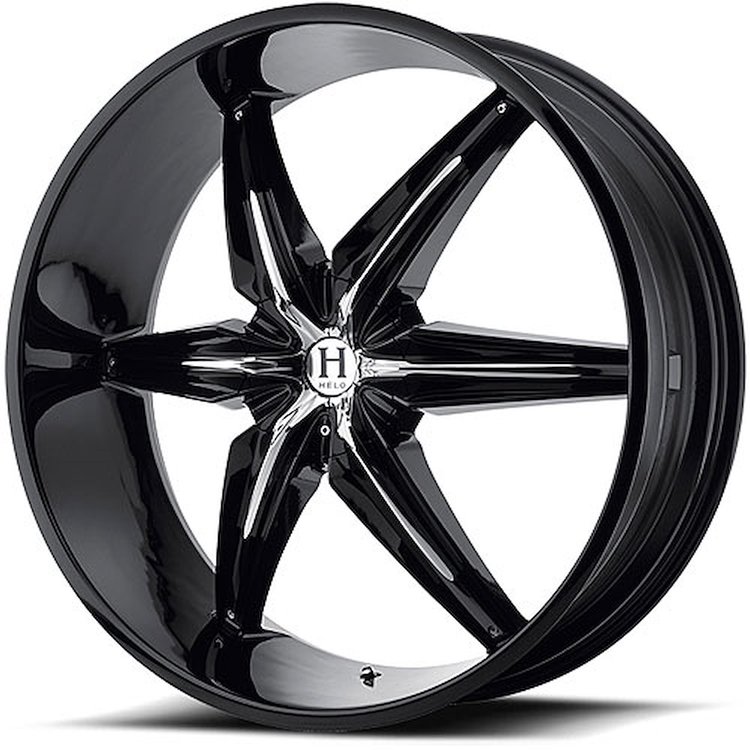 Helo Series 866 Black Wheel Size: 20" x 8-1/2"