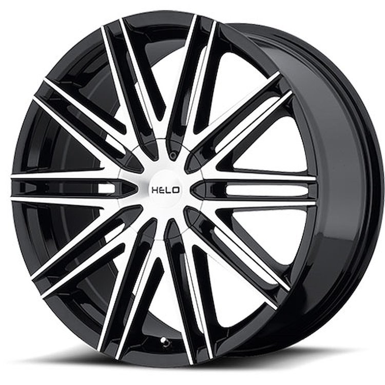 Helo Series 880 Black Wheel Size: 16" x 7"