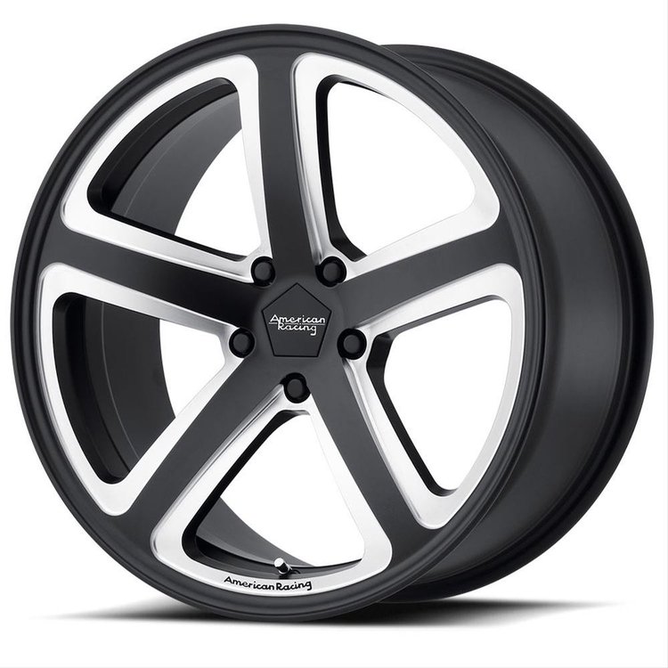 AMERICAN RACING HOT LAP SATIN BLACK MILLED 20 x 10 5x4.5 40 7.07