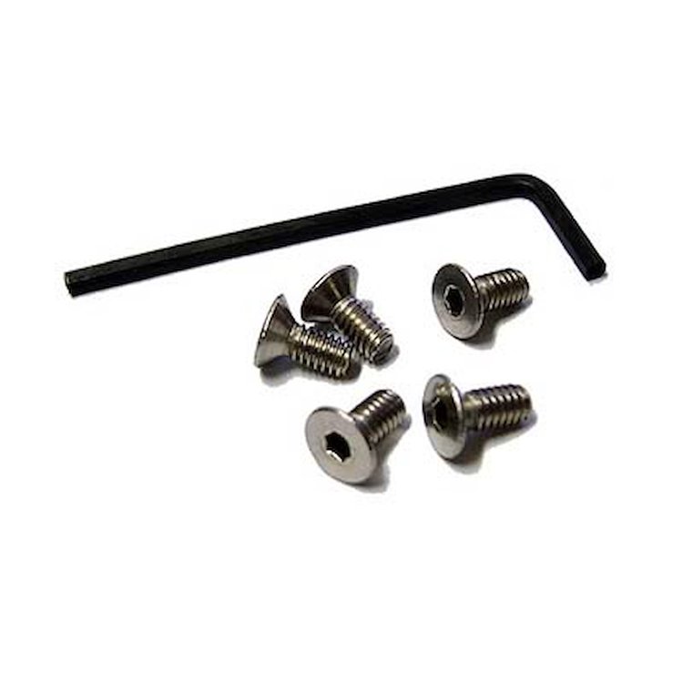 Torq Thrust Wheel Center Cap Screw Kit [5-Pack with Wrench]