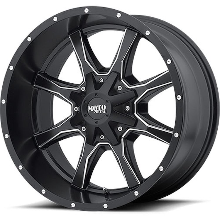 Moto Metal Series MO970 Semi-Gloss Black 20" x 9" Wheel