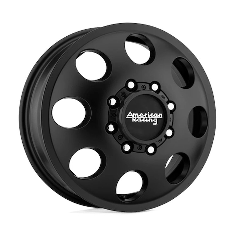 AR204660877111 AR204 BAJA DUALLY Front Wheel [Size: 16"x6"] Satin Black Finish