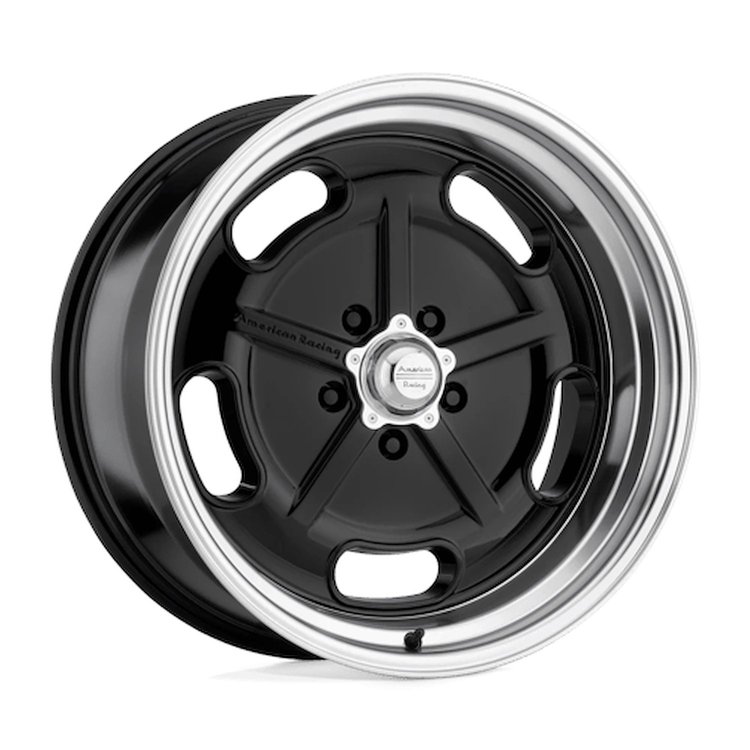 VN51178012300 VN511 SALT FLAT Wheel [Size: 17"x8"] Gloss Black Diamond Cut Lip Finish