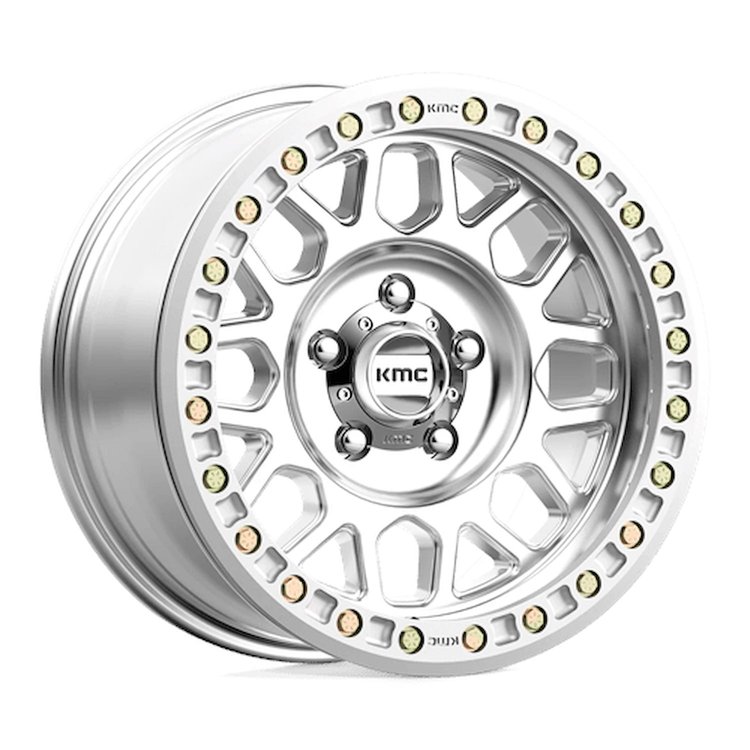 KM23429080512N KM234 GRENADE DESERT Beadlock Wheel [Size: 20"x9"] Machined Finish